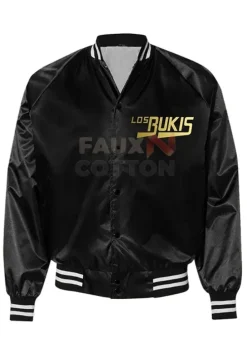 Los Bukis Red & Black Bomber Satin Jacket