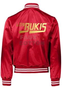 Los Bukis Red & Black Bomber Satin Jacket