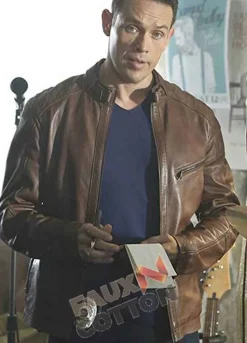 Lucifer Kevin Alejandro (Dan Espinoza) Brown Leather Jacket
