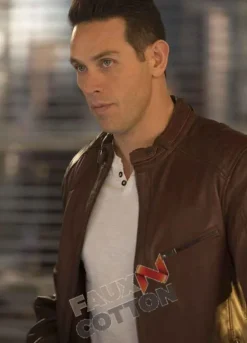 Lucifer Kevin Alejandro (Dan Espinoza) Brown Leather Jacket