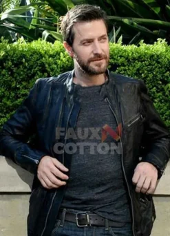 Lucifer Tom Ellis Black Leather Jacket