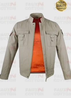 Luke Skywalker Star Wars The Empire Strikes Back White Cotton Jacket