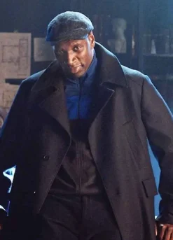 LUPIN (ASSANE) OMAR SY WOOL COAT