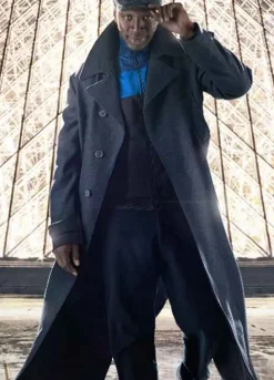 LUPIN (ASSANE) OMAR SY WOOL COAT