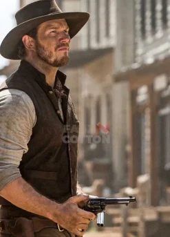 Magnificent Seven Josh Faraday Brown Vest