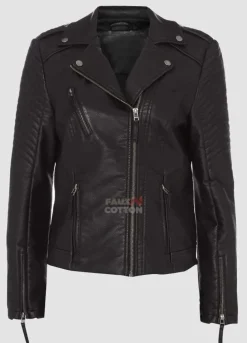 Maison De Nimes Cliff Faux Leather Jacket