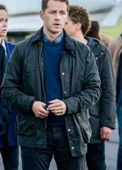 MANIFEST BEN STONE BLACK COTTON JACKET