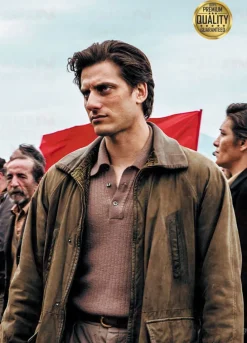 Martin Eden Luca Marinell Brown Leather Jacket