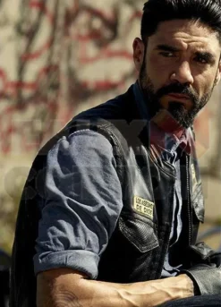 Mayans M.C. (Clayton Cardenas) Angel Reyes Leather Vest