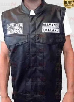 MAYANS M.C. JD PARDO ( EZEKIEL REYES ) LEATHER VEST