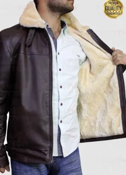 Men’s Aviator B3 RAF Flying Cockpit Genuine Sheepskin Bomber Jacket