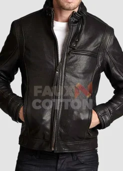 Men's Genuine Cowhide Leather Jacket