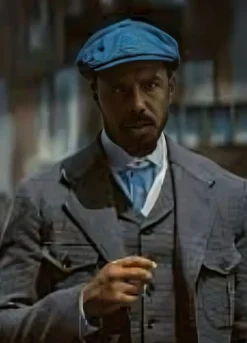 Michael B Jordan Sinners 2025 Elijah Grey Wool Coat