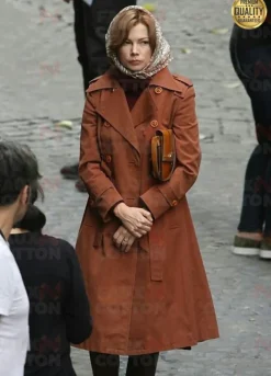 Michelle Williams All The Money In The World Brown Trench Coat