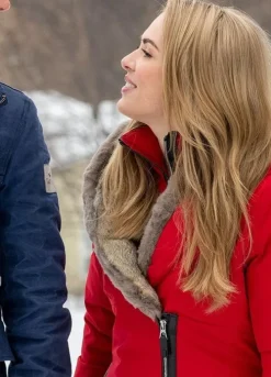 Midnight at the Magnolia Maggie Quinn Red Fur Jacket