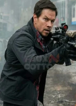 Mile 22 Mark Wahlberg Black Jacket