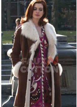Modern Love Anne Hathaway Brown Coat