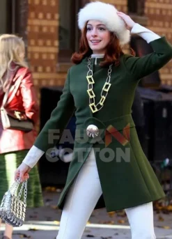 Modern Love Anne Hathaway Green Coat