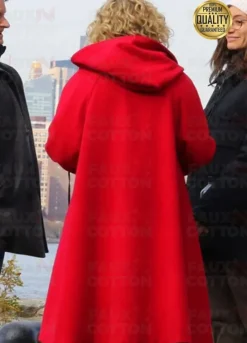 Modern Love Julia Garner ( Maddy ) Red Hood Coat