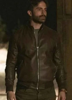 MONARCA OSVALDO BENAVIDES (ANDRÉS CARRANZA DÁVILA) LEATHER JACKET