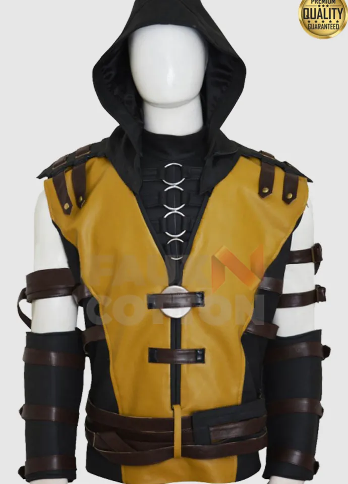 Mortal Kombat X Scorpion ( Hanzo Hasashi ) Costume Vest
