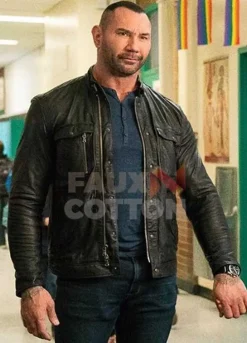 My Spy Dave Bautista Leather Jacket