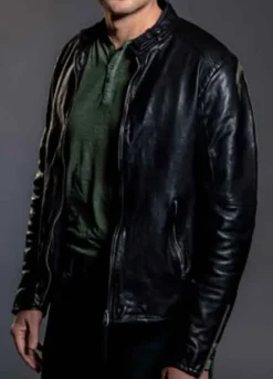 MYSTERY 101 (TRAVIS BURKE) KRISTOFFER POLAHA LEATHER JACKET