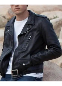 NEAR DARK (SEVEREN) BILL PAXTON BLACK LEATHER JACKET