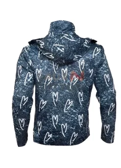 Nfl Sherpa Joe Burrow Heart Jacket