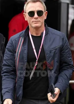 No Time to Die Daniel Craig Blue Jacket