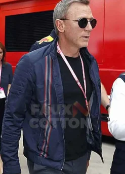 No Time to Die Daniel Craig Blue Jacket