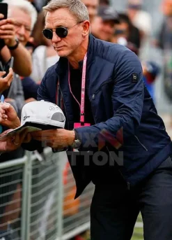 No Time to Die Daniel Craig Blue Jacket