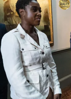 NO TIME TO DIE LASHANA LYNCH WHITE JACKET