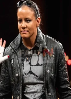 NXT Shayna Baszler Leather Black Jacket