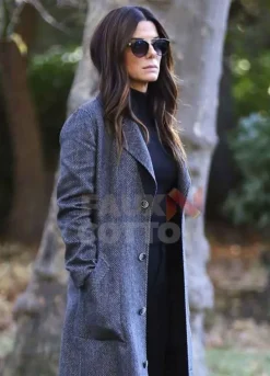 Ocean's 8 Sandra Bullock Grey Coat