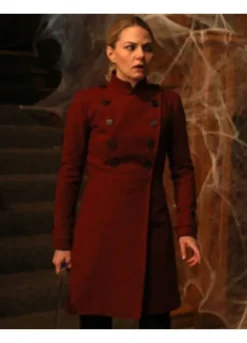 ONCE UPON A TIME (EMMA SWAN) JENNIFER MORRISON WOOL COAT