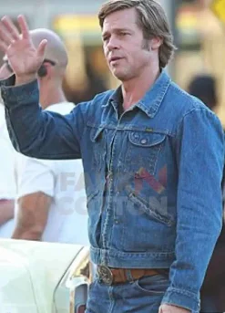 Once Upon A Time In Hollywood Brad Pitt Denim Jacket