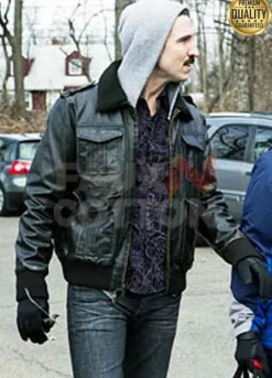 Orange Is the New Black (George 'Pornstache' Mendez) Black Leather Jacket