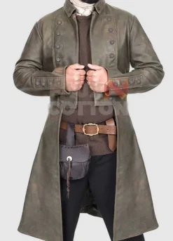 Outlander Sam Heughan Leather Coat