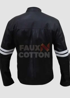Paul Walker Black Biker Leather Jacket