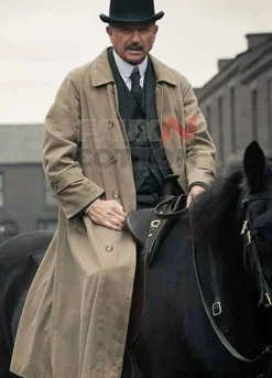 PEAKY BLINDERS SAM NEILL (CHESTER CAMPBELL) TRENCH COAT