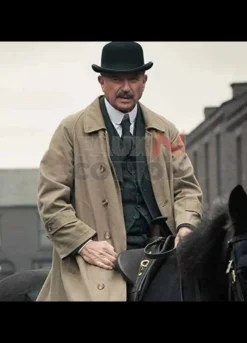 PEAKY BLINDERS SAM NEILL (CHESTER CAMPBELL) TRENCH COAT