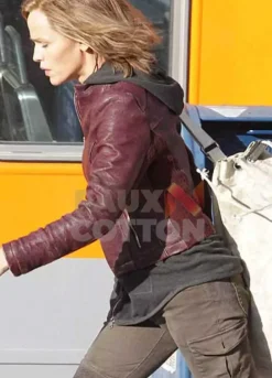 PEPPERMINT RILEY (JENNIFER GARNER) LEATHER JACKET