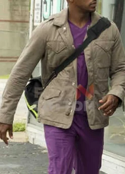 Point Blank Anthony Mackie Cotton Jacket