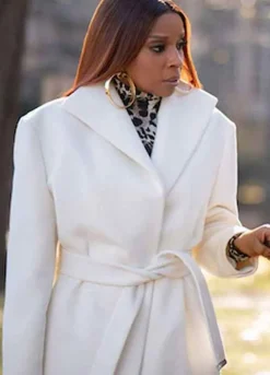 Power Book II Ghost Mary J. Blige (Monet) White Coat