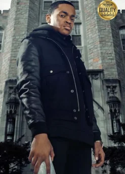 Power Book II Ghost Tariq St. Patrick Black Leather Jacket