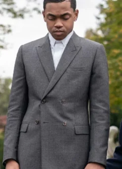 Power Book II Ghost Tariq St. Patrick Grey Blazer