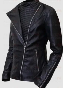 Power Lela Loren Leather Jacket