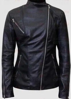 Power Lela Loren Leather Jacket