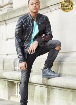 Power Michael Rainey Jr Black Leather Jacket